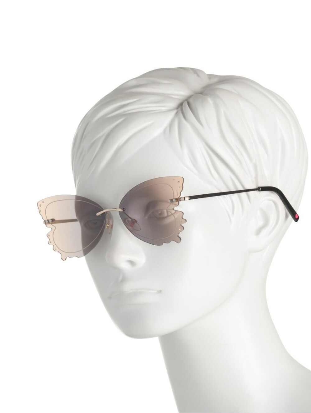 🪷 3/$20🪷 Betsey Johnson Cateye Rimless Sunglasses Butterfly Frame NWT